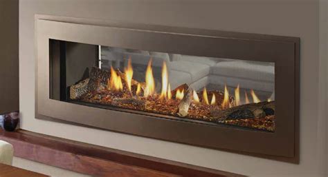 gas fireplace in garage